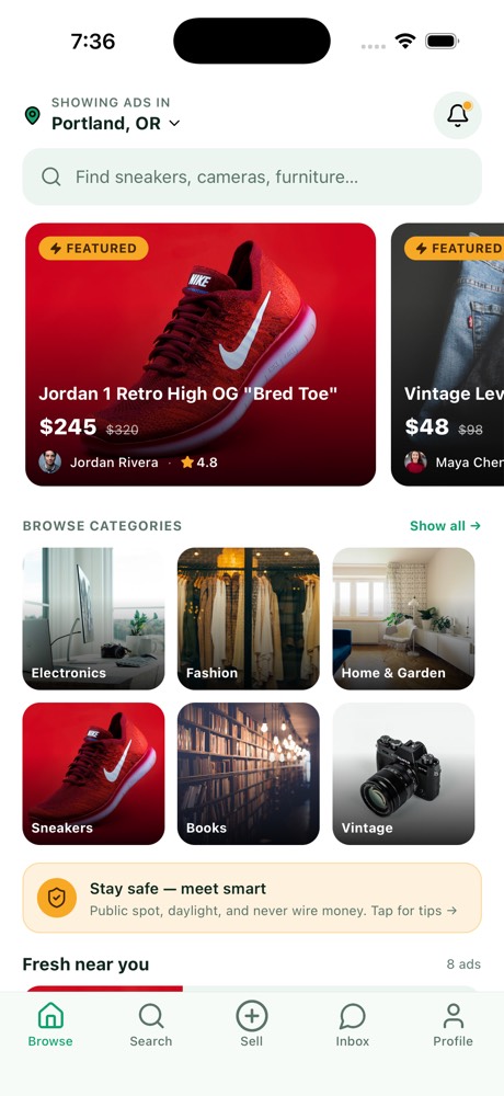 02 screenshot of All-in-One Marketplace App