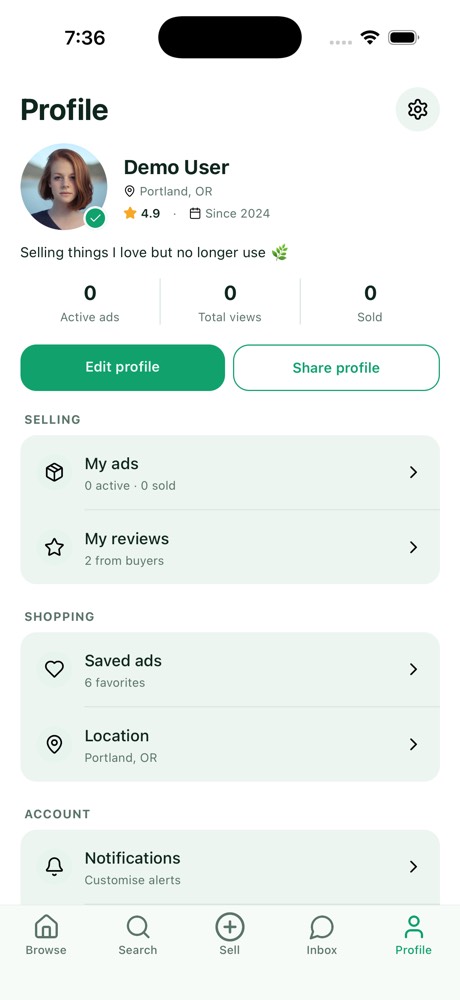 03 screenshot of All-in-One Marketplace App