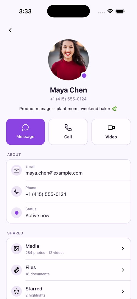 07 screenshot of Chat & Messaging App