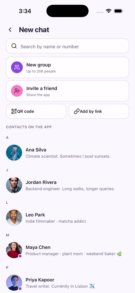 11 screenshot of Chat & Messaging App