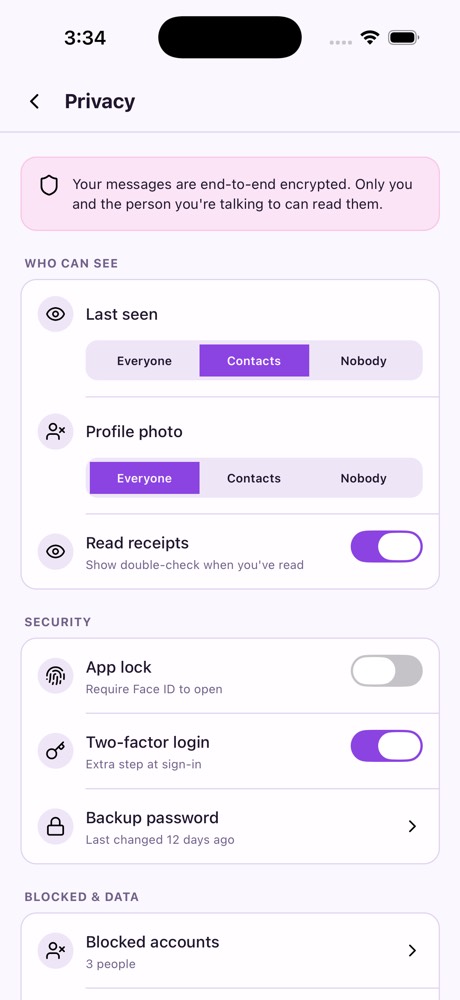14 screenshot of Chat & Messaging App
