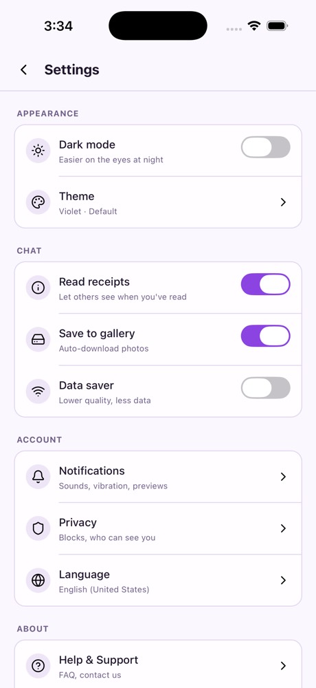 15 screenshot of Chat & Messaging App