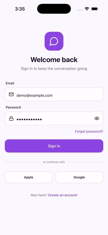 18 screenshot of Chat & Messaging App