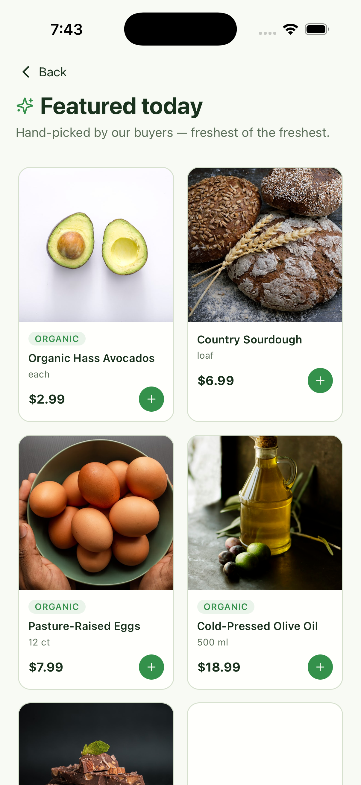 09 screenshot of Fresh Pantry — Grocery Delivery App