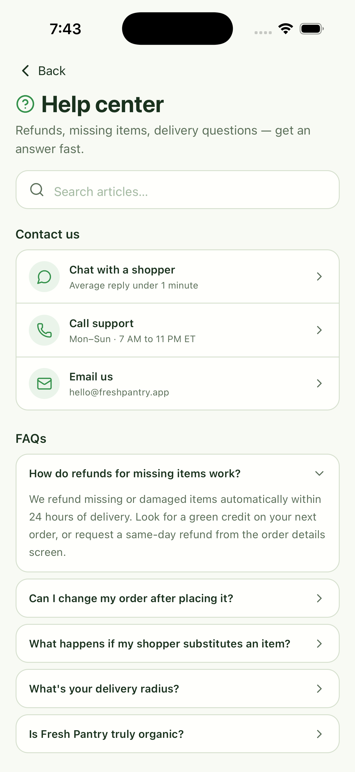 10 screenshot of Fresh Pantry — Grocery Delivery App
