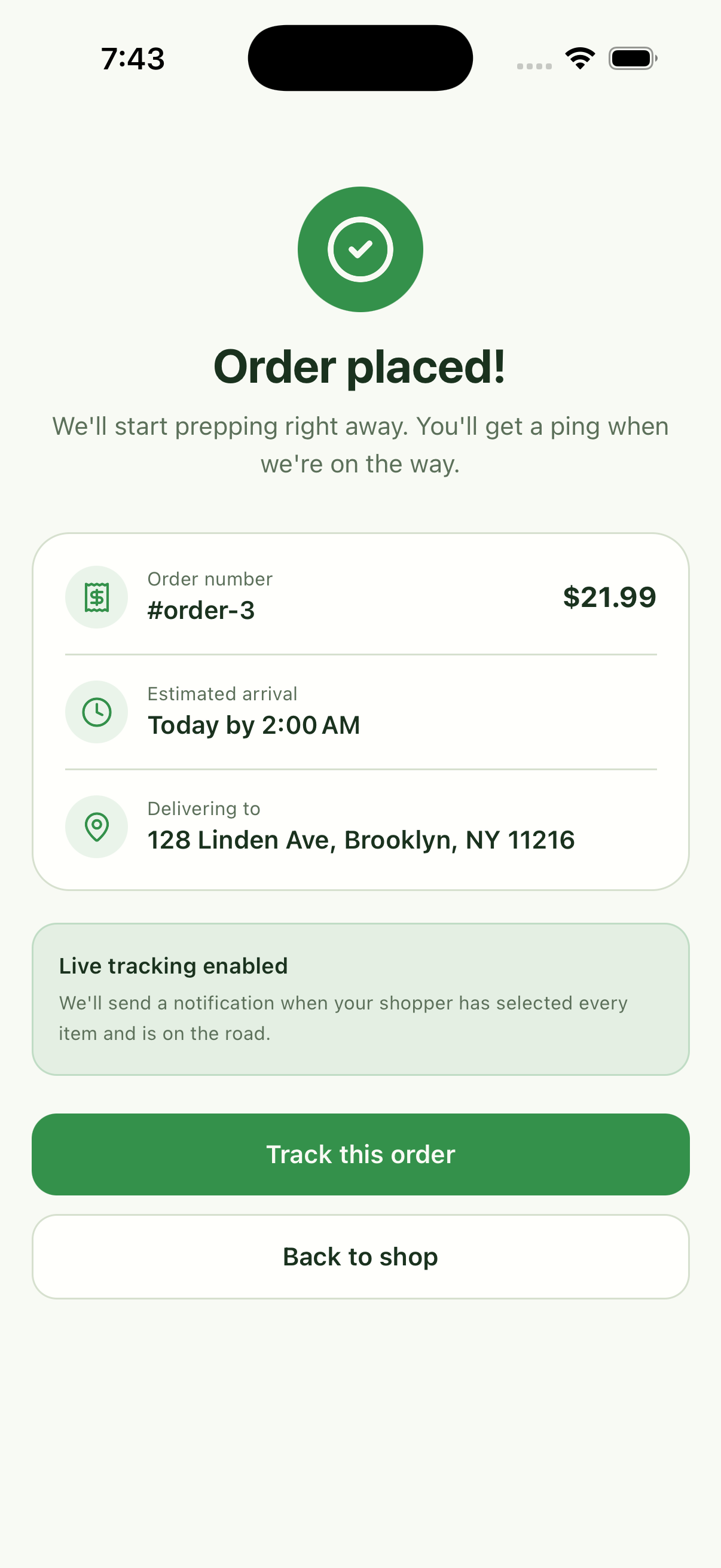 12 screenshot of Fresh Pantry — Grocery Delivery App