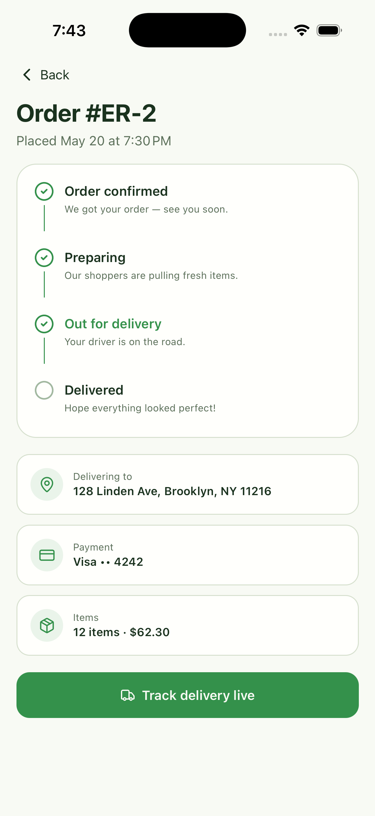 13 screenshot of Fresh Pantry — Grocery Delivery App