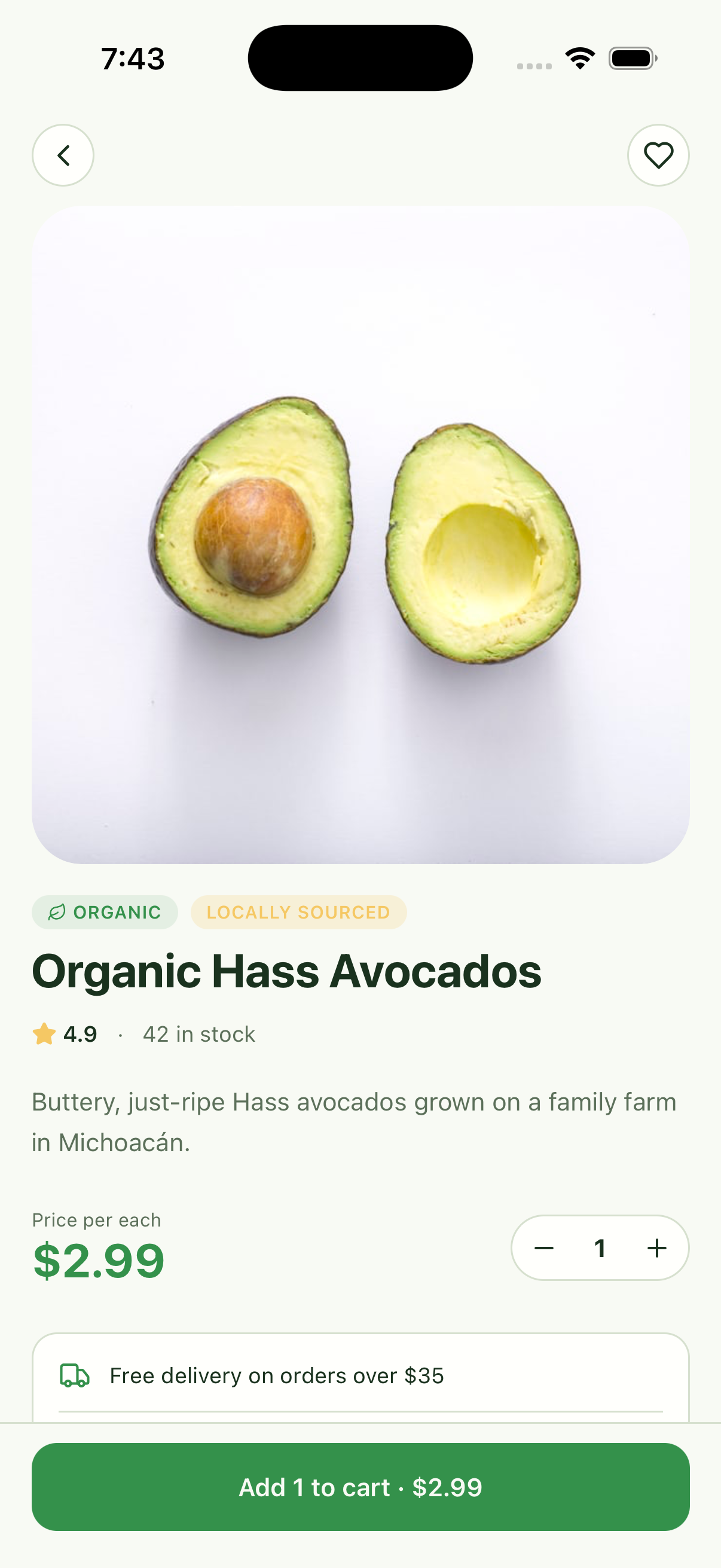 16 screenshot of Fresh Pantry — Grocery Delivery App