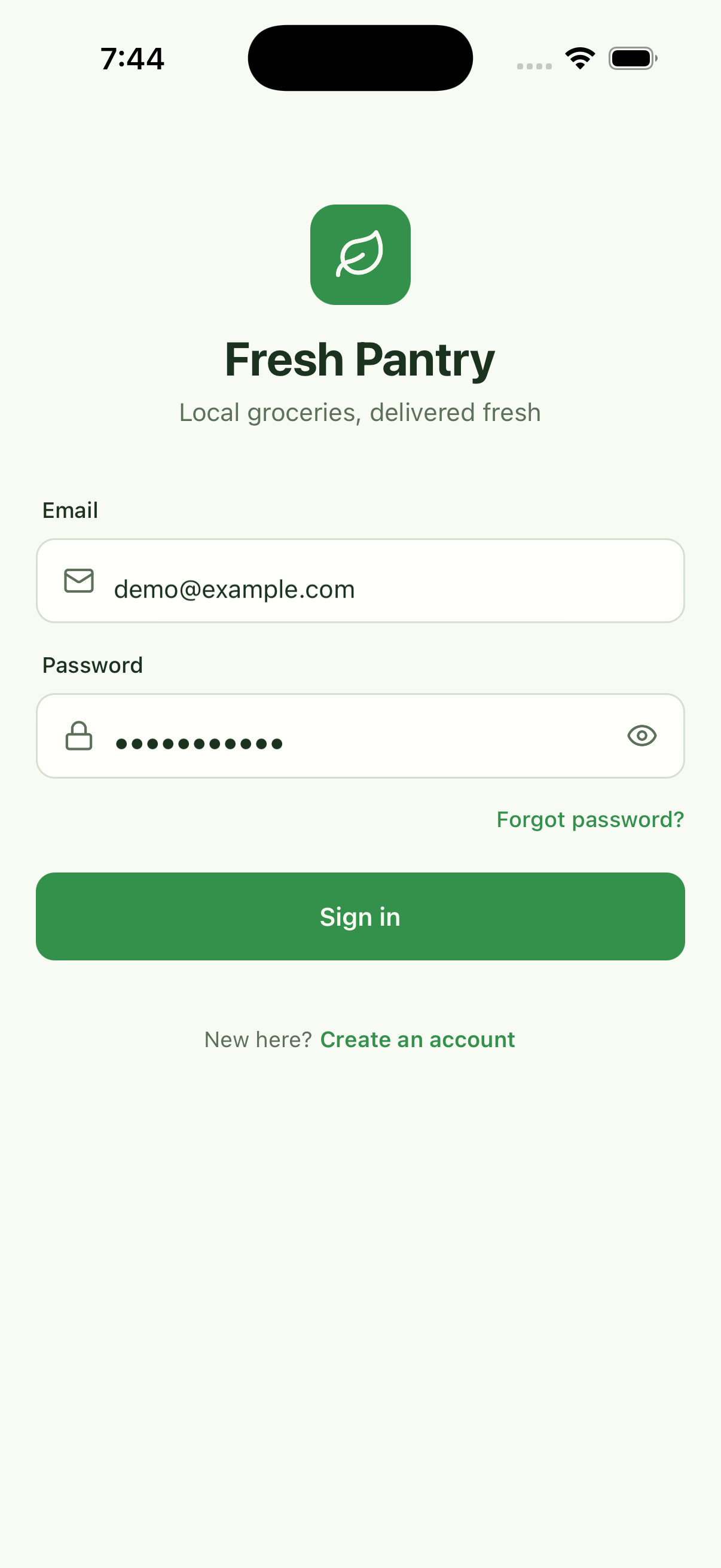 19 screenshot of Fresh Pantry — Grocery Delivery App