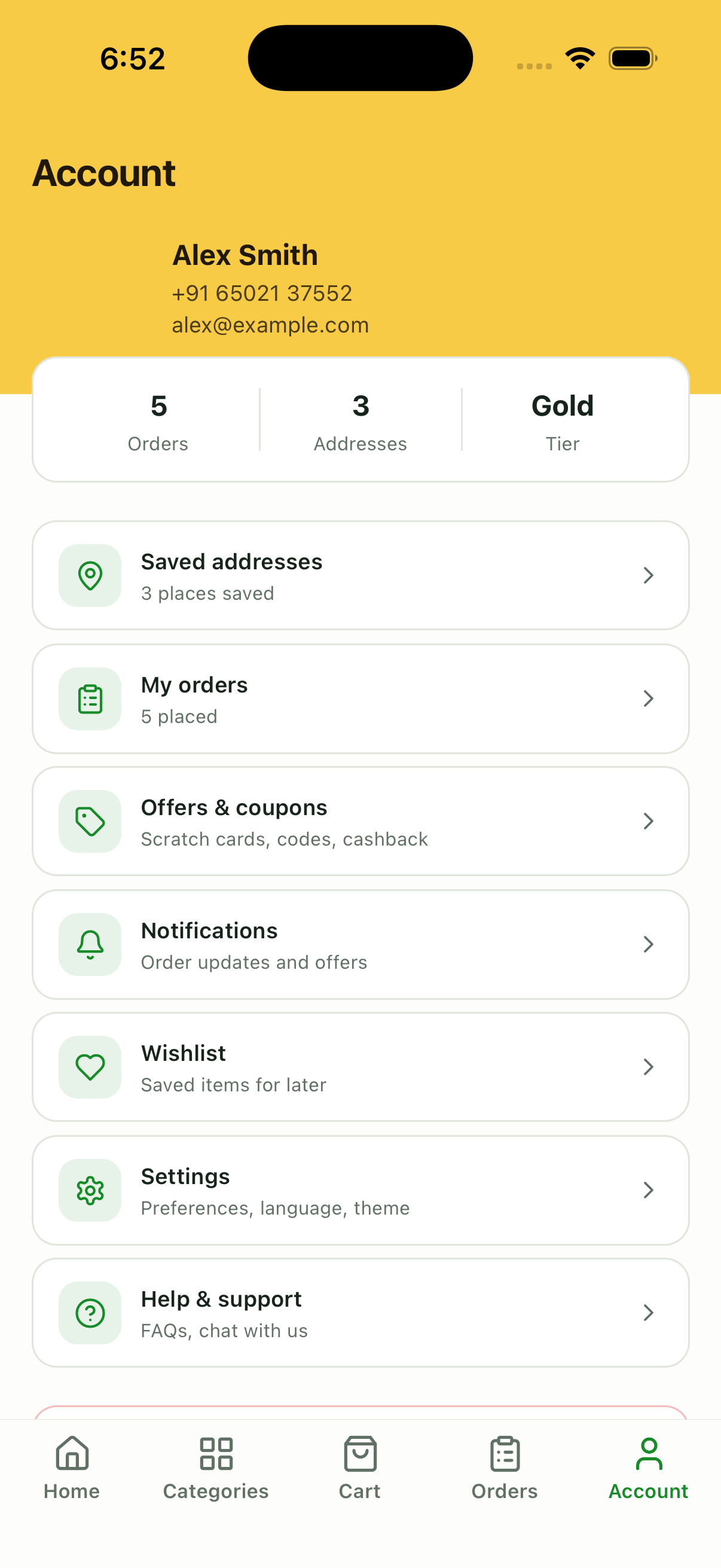 shopping-app-for-clothes hero preview