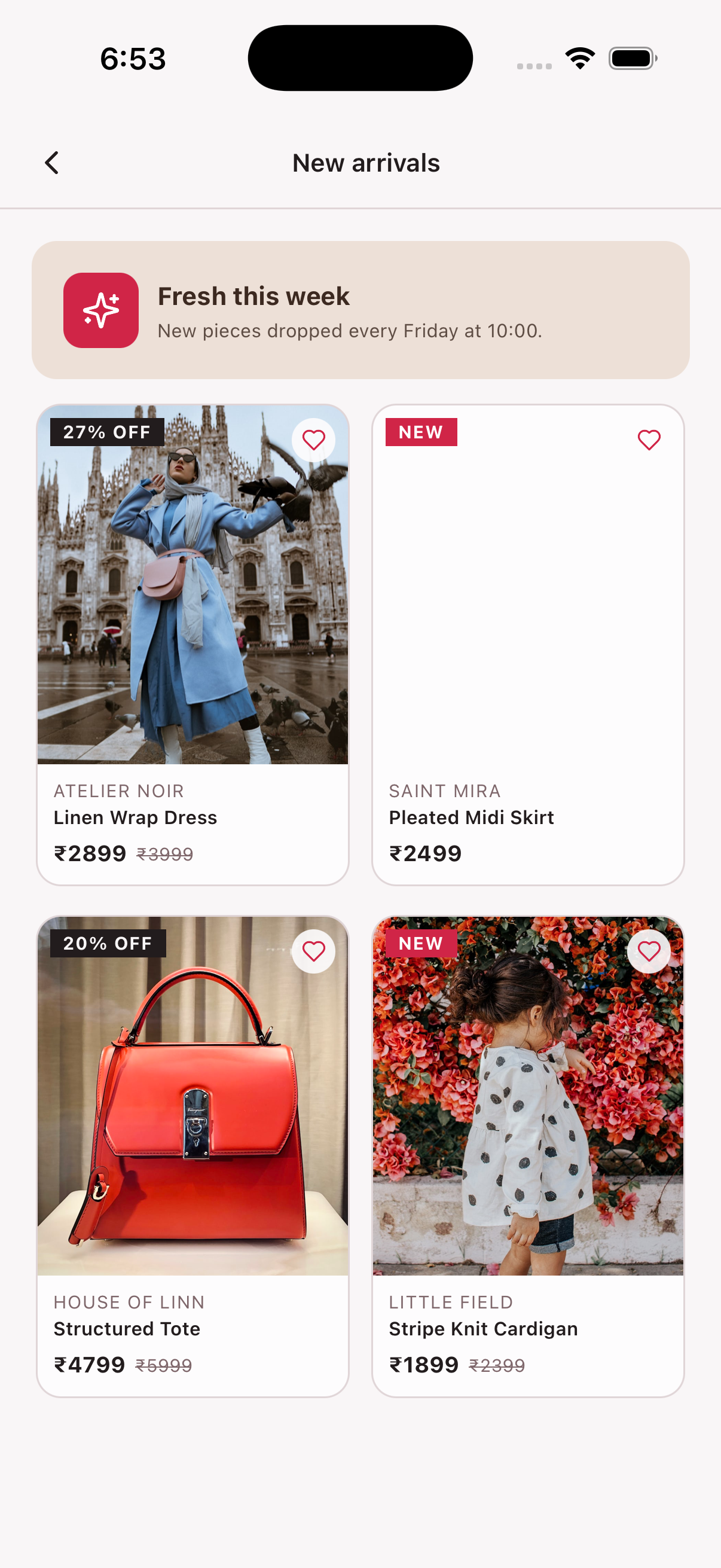10 screenshot of shopping-app-for-clothes