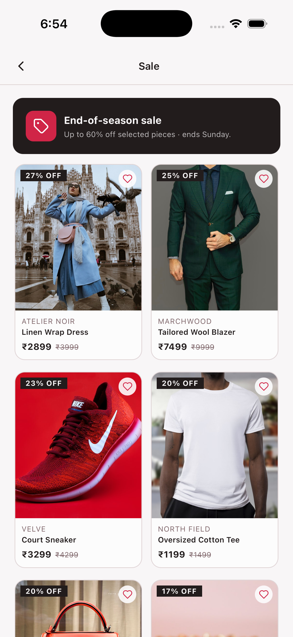 15 screenshot of shopping-app-for-clothes