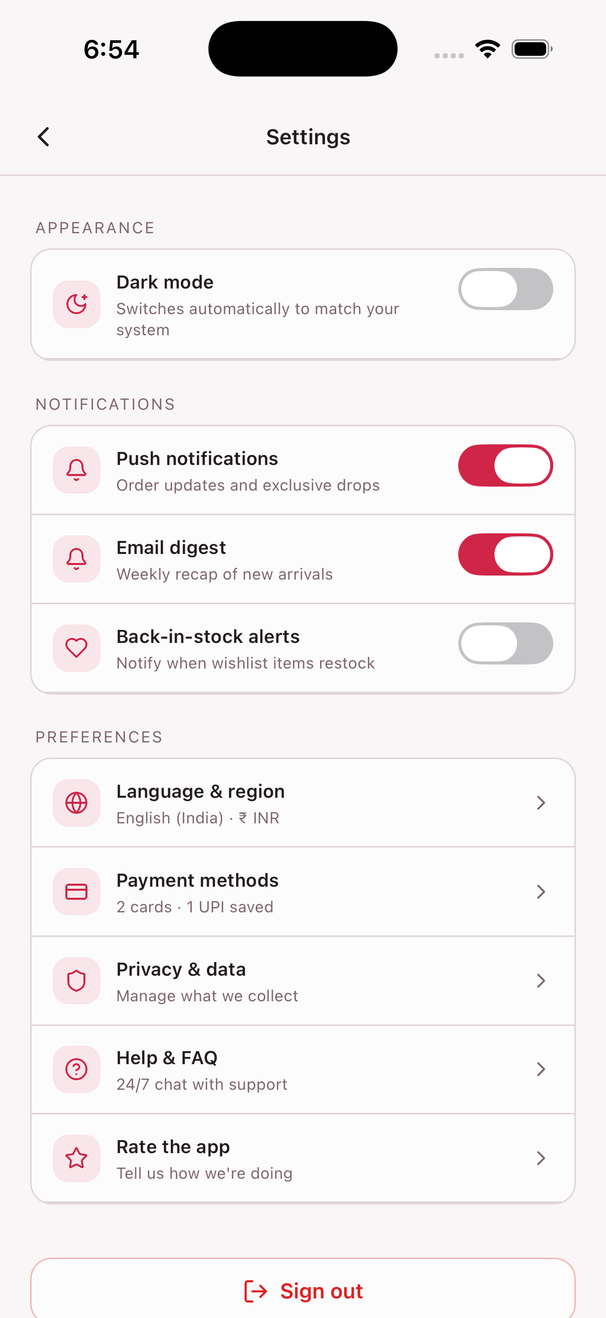 17 screenshot of shopping-app-for-clothes